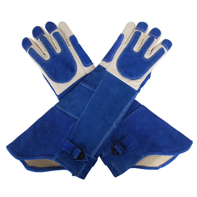 Protective Gloves Material Suede Cowhide+First Layer Cowhide 55*25*13.5cm Animal Rescue