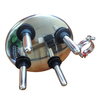 Jetter Tray Wash dishes Milking Machine Parts SS304 38mm/50mm Stainless steel nozzle with leather pad