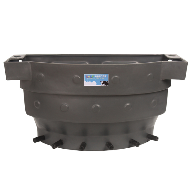 38L Calf Feeding Bucket Food Grade Material Goat Feeding Bucket With Multiple Nipples